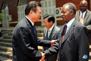 President Sata meets Chinese investors at State House