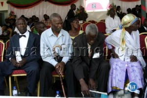 Some former freedom fighters following proceedings during Independence Day celebrations in Lusaka - Copy - Copy - Copy