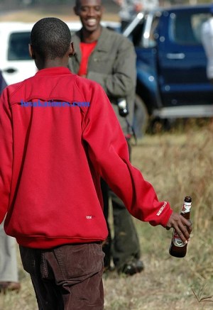 youth-drinking An unidentified youth on a 'drinking spree'